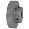 B&B Manufacturing 40XL037-6A6, Timing Pulley, Aluminum, Clear Anodized,  40XL037-6A6 - alternate 1